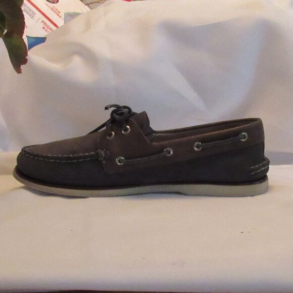 Sperry Top-Sider GOLD CUP Blue/Brown Men's 2-Eye Camino Boat Shoe Size 11 - Picture 9 of 12